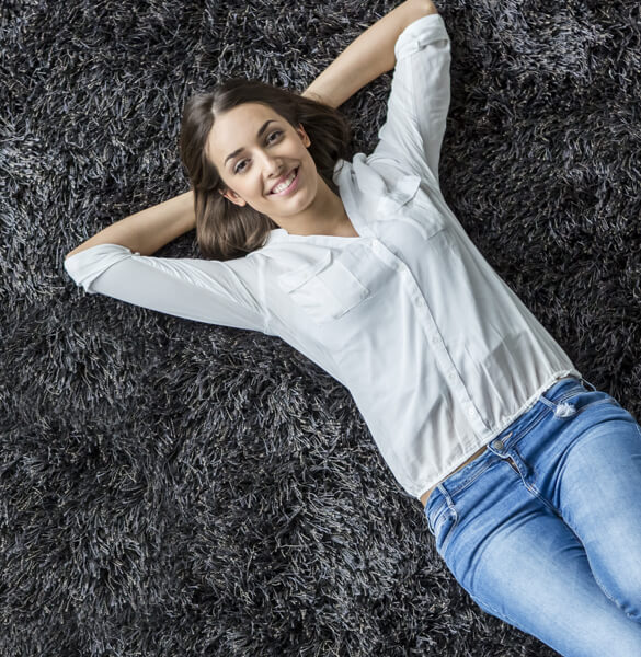 Lady on carpet | All Floors Design Centre