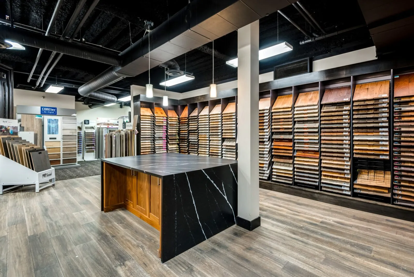 Product samples at Showroom | All Floors Design Centre