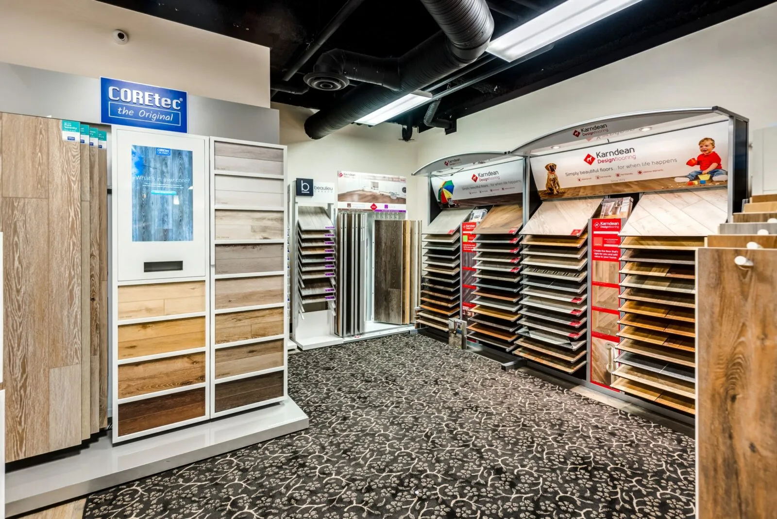 Product samples at Showroom | All Floors Design Centre